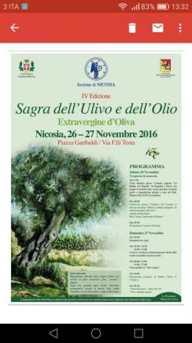 Sagra Dell'ulivo E Dell'olio Extravergine D'oliva - Nicosia