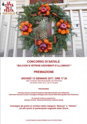 Balconi E Vetrine Addobbati E Illuminati - Venezia
