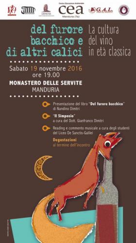 Del Furore Bacchico E Di Altri Calici - Manduria