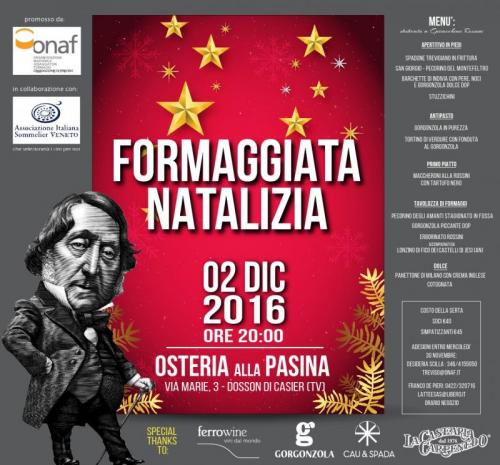 Formaggiata Natalizia Onaf  - Treviso