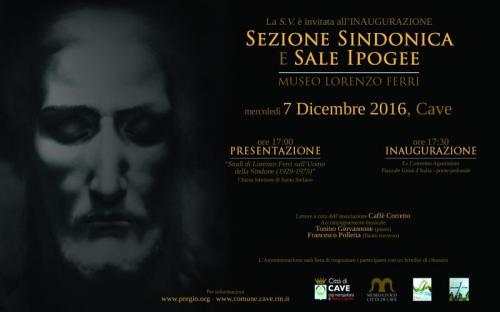 Sezione Sindonica E Sale Ipogee - Cave