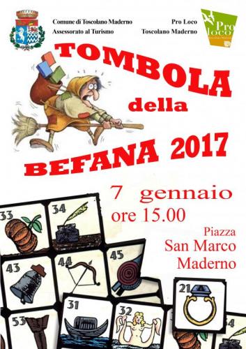 Tombola Della Befana - Toscolano-maderno