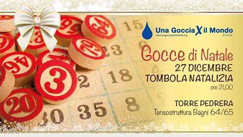 Tombola Natalizia Solidale Una Goccia Per Il Mondo - Rimini