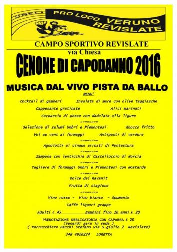 Cenone Capodanno A Veruno - Veruno