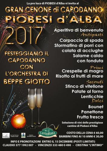 Gran Cenone Di Capodanno A Piobesi D'alba - Piobesi D'alba