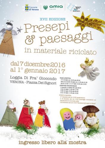 Presepi E Paesaggi In Materiale Riciclato  - Verona