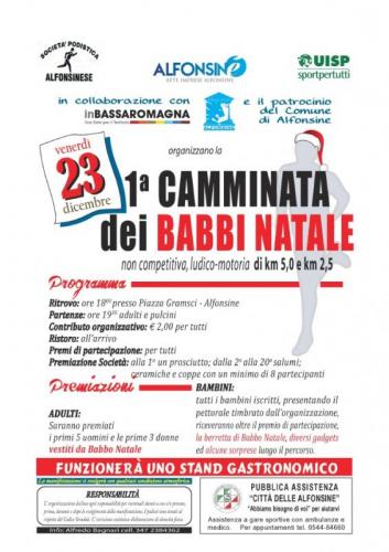 Camminata Dei Babbi Natale Ad Alfonsine - Alfonsine