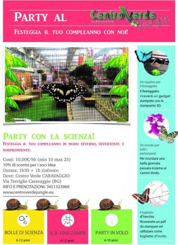 Party A Centro Verde Jungle - Caravaggio