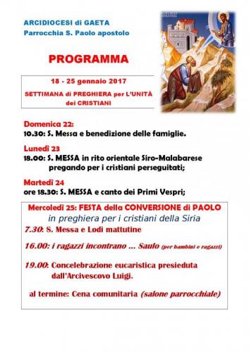 Festa Di San Paolo Nel Segno Della Carità - Fondi