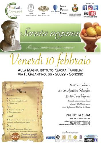 Serata Vegana - Soncino