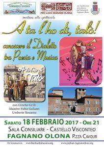 A Ta L’ho Dì, Talò! - Fagnano Olona