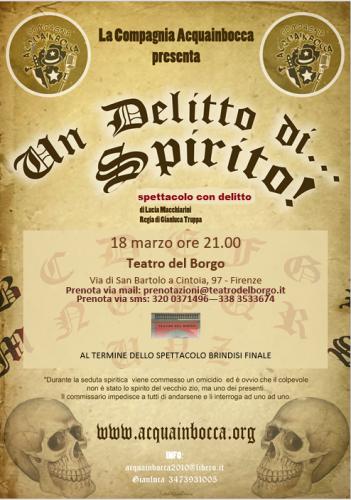 Spettacolo Con Delitto - Firenze