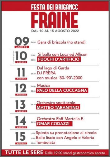 Festa Dei Brigancc A Fraine - Pisogne