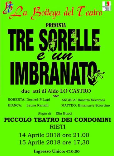 Tre Sorelle E Un Imbranato - Rieti