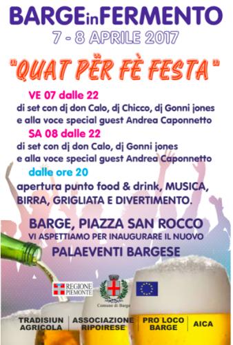 Quat Per Fe Festa - Barge