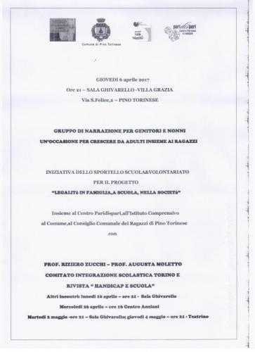 Gruppo Di Narrazione Per Genitori E Nonni - Pino Torinese