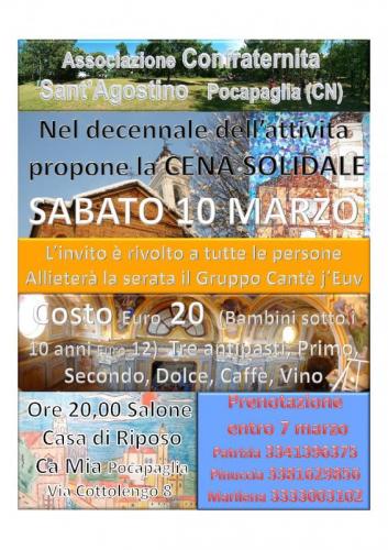 Cena Solidale - Pocapaglia