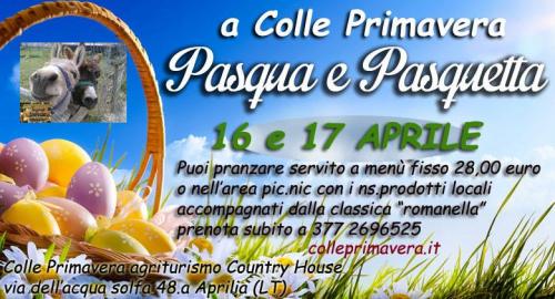 Pasqua E Pasquetta A Colle Primavera  - Aprilia