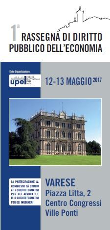 Rassegna Di Diritto Pubblico Dell'economia - Varese