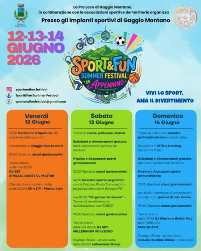 Sport E Fun Summer Festival In Appennino - Gaggio Montano