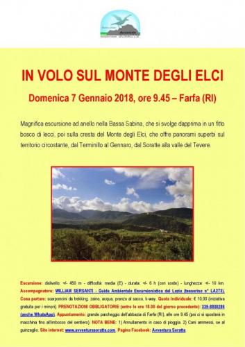 In Volo Sul Monte Degli Elci - Castelnuovo Di Farfa