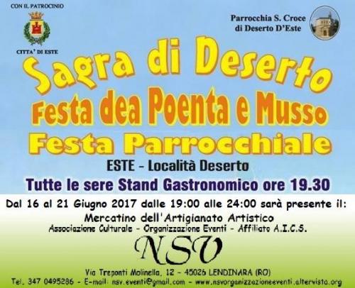 Mercatino Della Sagra Di Deserto D'este - Este