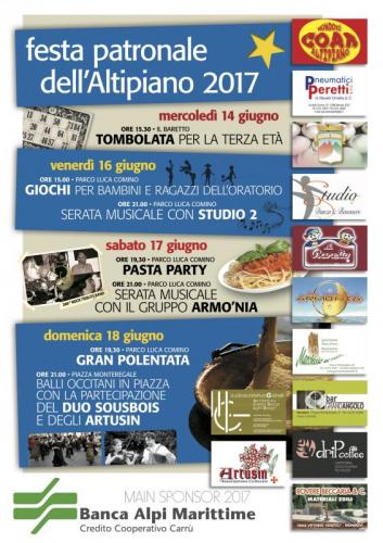 Festa Patronale Dell'altipiano - Mondovì