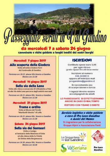 Passeggiate Serali A Gandino - Gandino