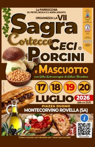 Sagra Cortecce Ceci E Porcini A Montecorvino Rovella - Montecorvino Rovella
