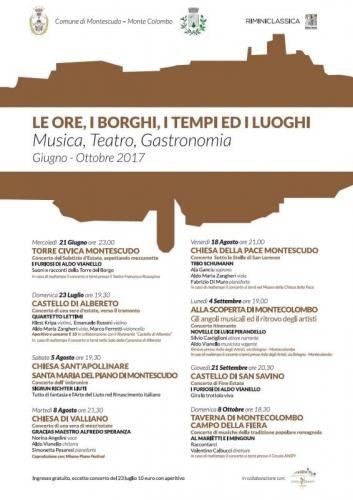 Le Ore, I Borghi, I Tempi Ed I Luoghi - Montescudo-Monte Colombo