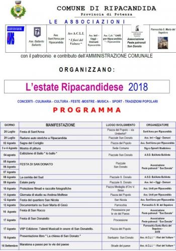 Ripacandida In Festa - Ripacandida