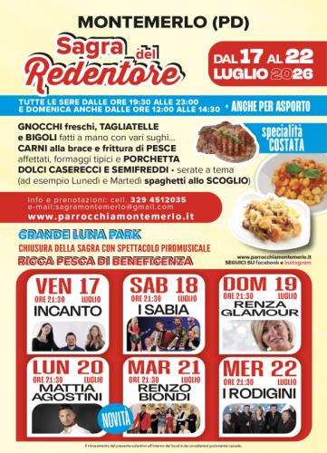 Sagra Del Redentore A Montemerlo - Cervarese Santa Croce