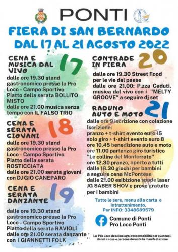 Fiera Di San Bernardo A Ponti - Ponti