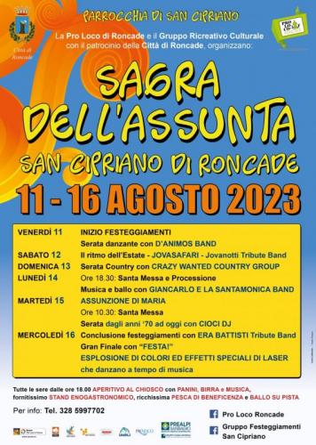 Sagra Dell'assunta A San Cipriano Di Roncade - Roncade