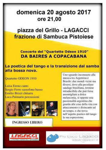 Quartetto Odeon 1910 - Sambuca Pistoiese