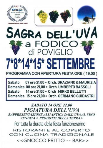 Sagra Dell'uva A Fodico Di Poviglio  - Poviglio