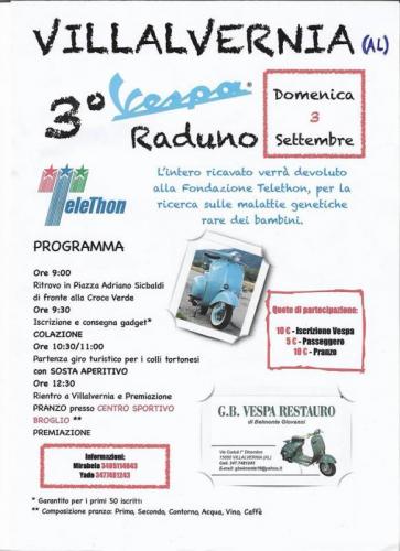 Vespa Raduno A Villalvernia - Villalvernia