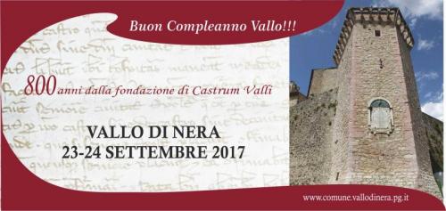 Buon Compleanno Vallo - Vallo Di Nera