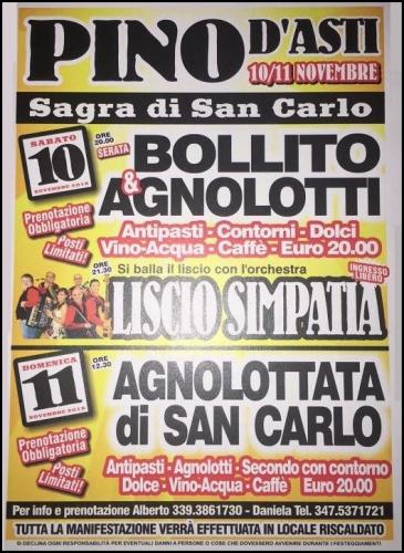 Sagra Di San Carlo A Pino D'asti - Pino D'asti