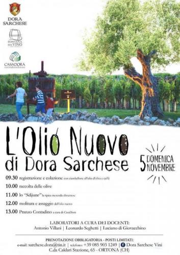 L'olio Nuovo Di Dora Sarchese - Ortona