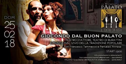 La Domenica A Palato. Il Teatro Con Gusto - Molfetta