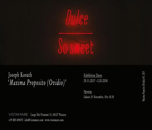 Joseph Kosuth - Pescara