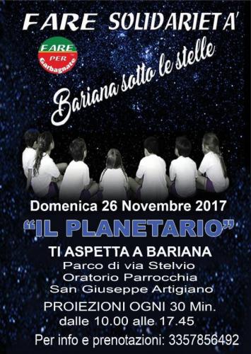 Bariana Sotto Le Stelle...il Planetario - Garbagnate Milanese