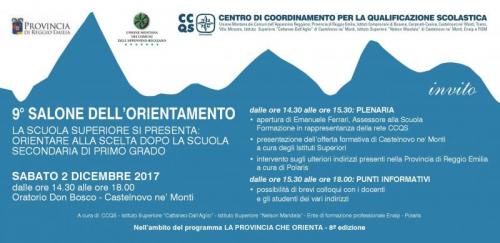 Salone Dell’orientamento Al Centro Don Bosco - Castelnovo Ne' Monti