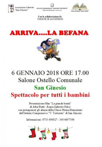 Arriva..la Befana - San Ginesio