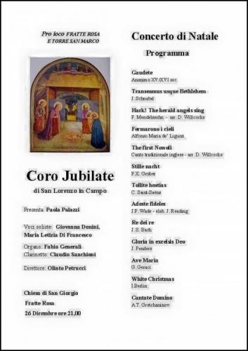 Concerto Di Natale - Fratte Rosa