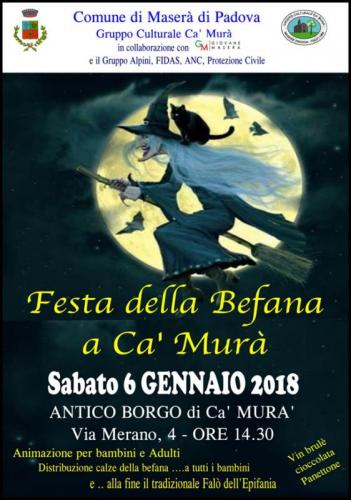 Festa Della Befana A Ca' Murà - Maserà Di Padova