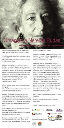 Omaggio A Nereide Rudas - Cagliari