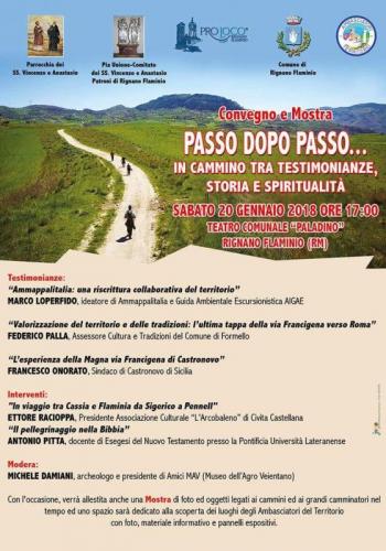 Passo Dopo Passo… In Cammino Tra Testimonianze, Storia E Spiritualità - Rignano Flaminio