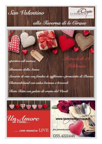 San Valentino Alla Taverna Di Le Cirque - Firenze